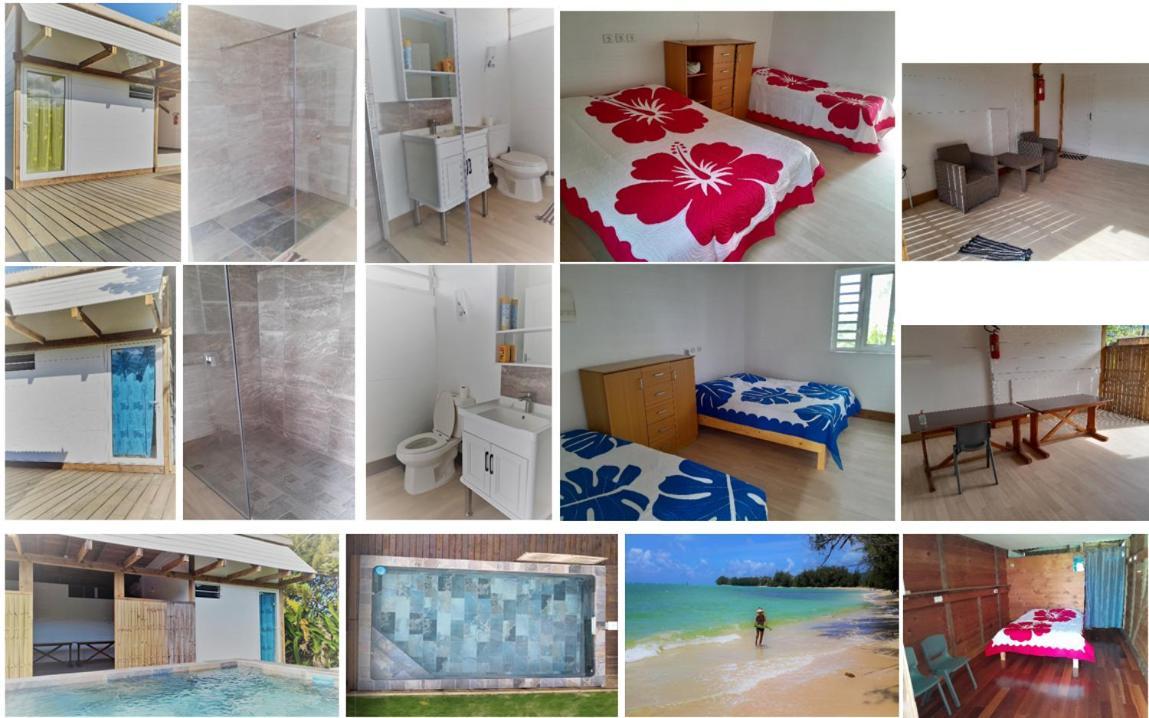 Mara'Ai Le Spot Tubuai, Chambre Triple Deluxe Mahu Sdb Privee Avec Piscine Mataura Eksteriør bilde